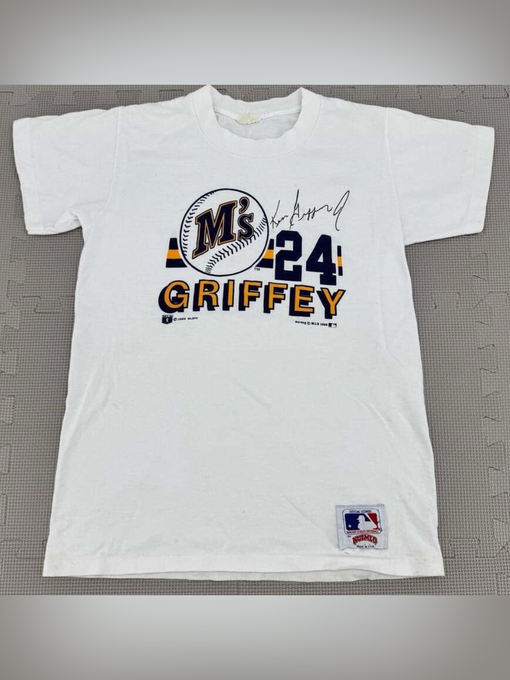Nutmeg Ken Griffey Jr Seattle Mariners Vintage T-Shirt Size S